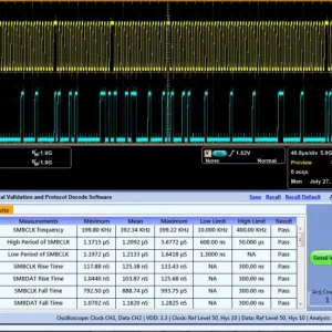 SMBus Electrical Validation and Protocol Decode Software