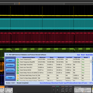 QSPI Electrical Validation and Protocol Decode Software